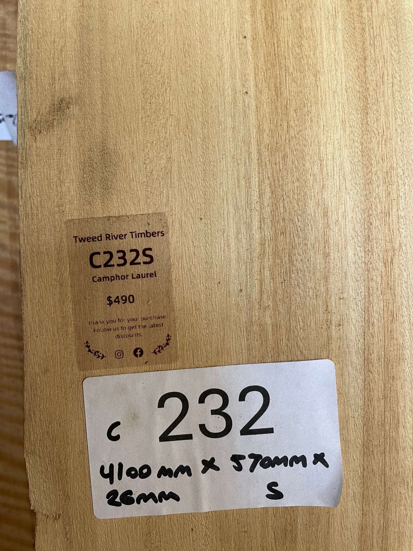 Camphor Laurel Slab